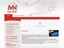 Tablet Screenshot of mk-net.waw.pl